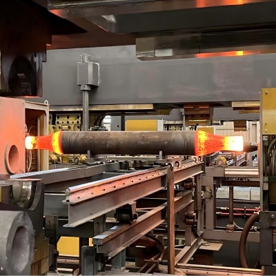 Bidirectional axle extruder hydraulic press machine production line